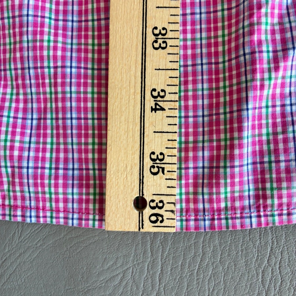 Wrangler George Strait Cowboy Cut Shirt 4XL Red Check Short Sleeve MGSR115 - Picture 11 of 13